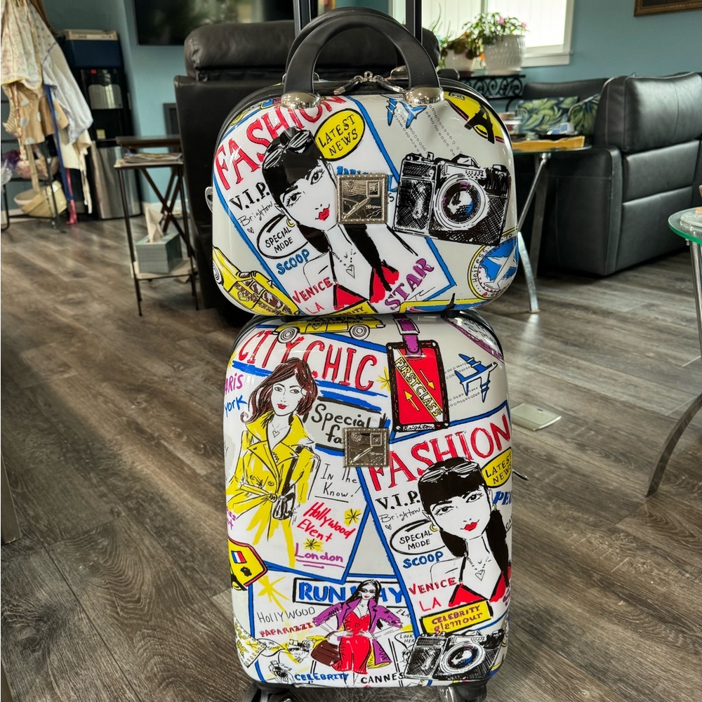 Brighton Fashionista Carry On and Cosmetic Bag.